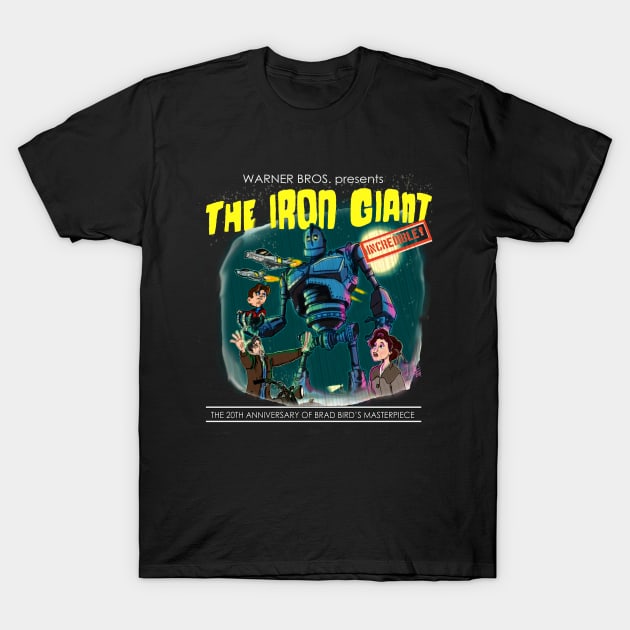 Iron Giant 20th Anniversary T-Shirt by ClaytoniumStudios94